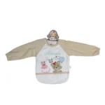 پیش بند نوزادی آستین دار مام هیرو MomHero مخزن دار - تصویر 4