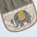 پیش بند نوزادی نی نی سا Ninisa طرح فیل - تصویر 4