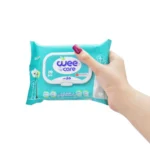 دستمال مرطوب کودک حاوی روغن زیتون وی کر WeeCare بسته 20 عددی - تصویر 2