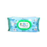 دستمال مرطوب کودک کانواس حاوی عاصره آلوئه ورا بی بی لند BabyLand بسته 60 عددی