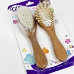 ست شانه برس چوبی نوزاد اونلی بی بی OnlyBaby دو عددی - تصویر 3