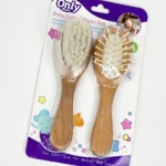 ست شانه برس چوبی نوزاد اونلی بی بی OnlyBaby دو عددی - تصویر 2