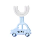 مسواک چرخشی (360 درجه) کودک طرح تاکسی - تصویر 3