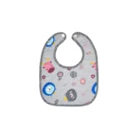 پیش بند سه لایه نوزاد طرح دار فانتزی - تصویر 3