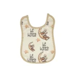 پیش بند چاپی نوزاد رنگ کرم کد 132004 - تصویر 4