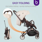 کالسکه دسته متحرک باباهو Baobaohao مدل Y8 - تصویر 3