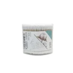 گوش پاک کن چوب بامبو با سری پنبه ای بسته 75 عددی