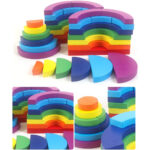 بازی فکری خلاقیت با بلوک های هندسی ( Creative Thinking Building Blocks ) 