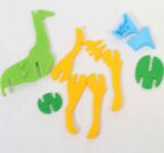 بازی ساز و باز دو مدلی حیوانات مدل ساختنی‌ها (۲۰ قطعه) - تصویر 4