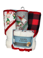 حوله ۳ تیکه نوزادی ساندای (Sunday) همراه با دستمال دهان