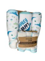 حوله ۳ تیکه نوزادی ساندای (Sunday) همراه با دستمال دهان - تصویر 3