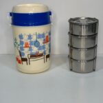 ظرف غذا استیل دسته دار اوربیت چند طبقه